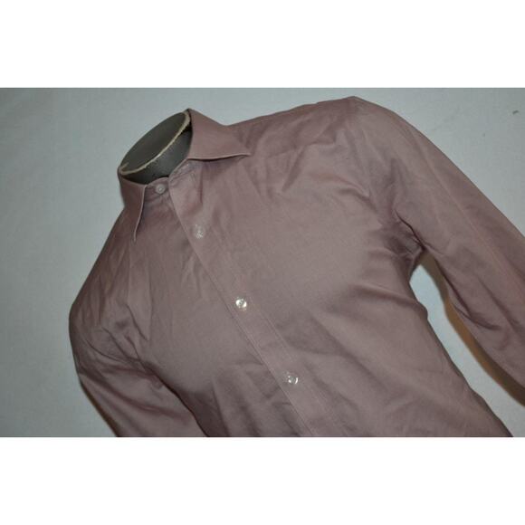 38302 Bonobos Dress Shirt Non-Iron Standard Fit Pink Plaid Mens Size Large - Picture 1 of 7